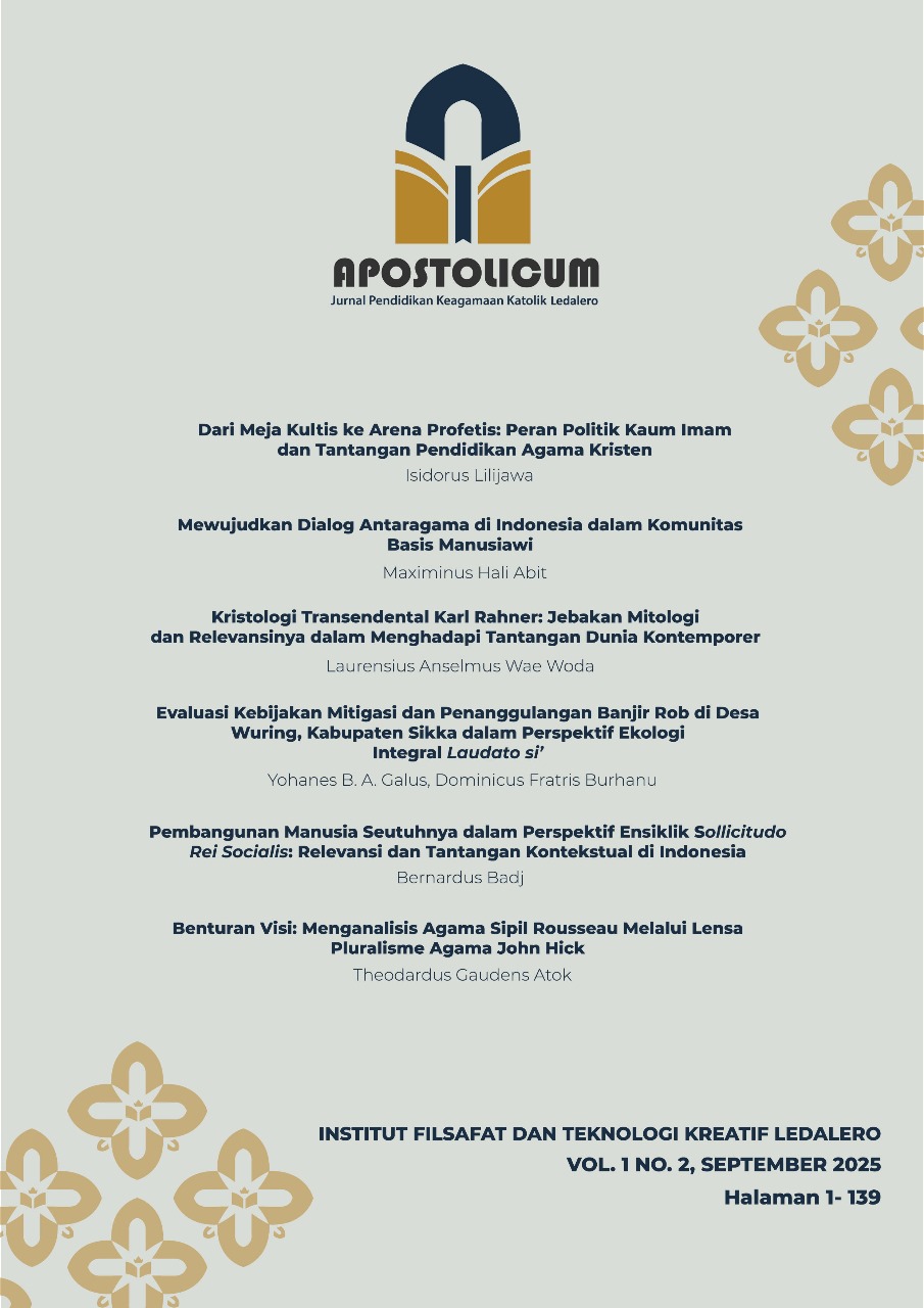 					View Vol. 1 No. 2 (2025): Jurnal Apostolicum Edisi September 2025
				